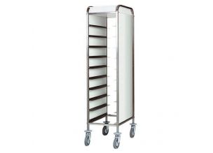 Carucior inox colectare tavi