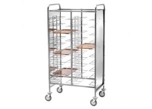 Carucior inox colectare tavi universale