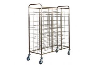 Carucior inox colectare tavi universale