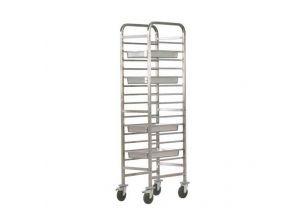 Carucior inox colectare tavi