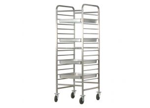 Carucior inox colectare tavi
