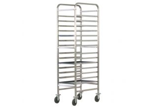Carucior inox colectare tavi