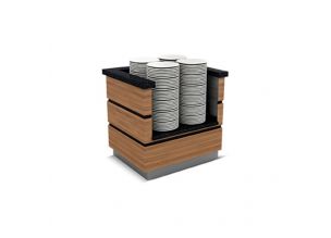 Bufet neutru KOBE pentru farfurii 110 cm