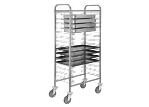 Carucior inox colectare tavi