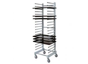 Carucior inox colectare tavi universale