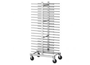 Carucior inox colectare tavi universale