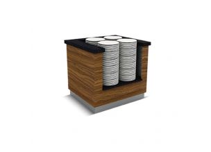 Bufet neutru SANTA FE pentru farfurii 110 cm
