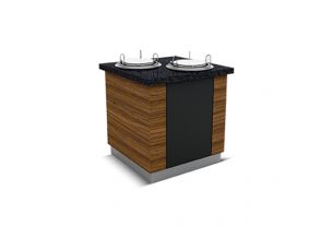 Bufet cald SANTA FE pentru farfurii 110 cm