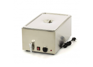 Bain marie de banc cu robinet si 1 cuva GN1/1 cu capac