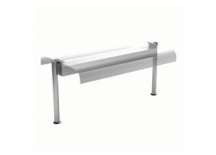 Suprastructura cu sticla curbata si iluminare led 111 cm