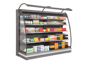 Vitrina frigorifica pentru mezeluri-lactate-bauturi 282 cm - motor exterior