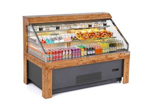 Vitrina frigorifica self-service produse snacks si bauturi 180 cm - motor exterior