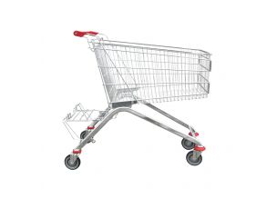Carucior supermarket 100 lt cu suport