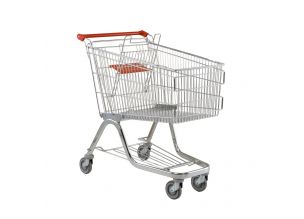 Carucior supermarket 130 lt cu polita inferioara si babyseat