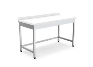 Masa de lucru inox cu blat din polietilena 140*60*85