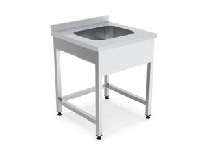 Spalator cu 1 cuva, inox, 70*70*85 cm