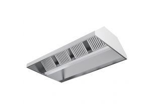 Hota centrala cu filtre, inox, 300*150*50 cm