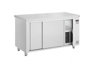 Tejghea inox cu dulap cald