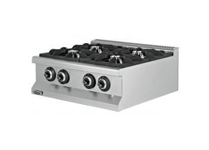 Masina de gatit pe gaz, inox, 4 arzatoare, 60*64*29 cm