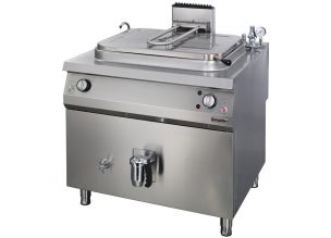 Marmita electrica, profesionala, OZTI, inox, 250 lt, incalzire indirecta, 100*90*85 cm