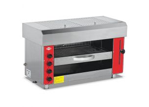 Salamandra grill, pe gaz, inox, 11 kW, 97*44*60 cm