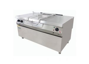 Tigaie basculanta pe gaz OZTI, inox, 205 lt, 160*90*85 cm