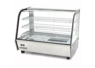 Vitrina calda de banc, inox, 160 lt, 85*57*67 cm