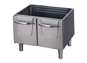Dulap dublu neutru inchis OZTI, inox, 80*70*57 cm