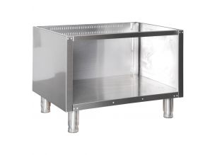 Dulap dublu neutru deschis OZTI, inox, 80*70*57 cm