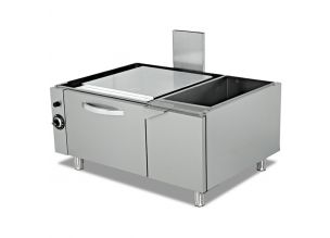 Cuptor profesional, pe gaz, inox, cu dulap inchis, 3*GN 2/1
