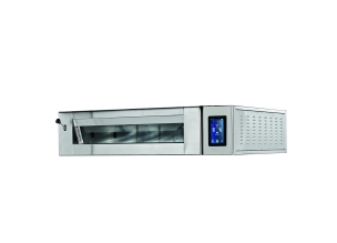 Cuptor profesional 1 vatra, brutarie / patiserie, afisaj LCD, inox, 6 tavi, 165*145*44