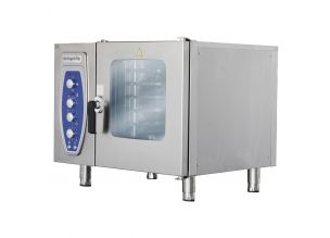 Cuptor profesional gaz gastronomie cu convectie si abur - 6 cuve