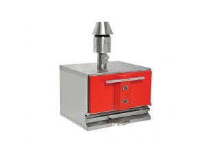 Cuptor profesional, inox, cu carbuni, 20 kg carne/h