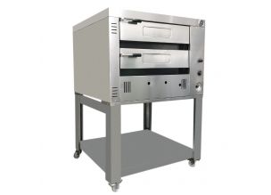 Cuptor profesional pizza gaz 4+4 pizza / 35 cm