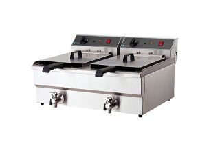 Friteuza electrica cu 2 cuve 2*10 lt