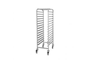 Carucior inox colectare 15 tavi 60*40