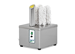 Masina de uscat si lustruit pahare profesional cu 5 role, 300-360 pahare/h