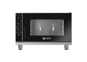 Cuptor profesional SOGECO by Gierre gastro electric cu convectie si abur, panou mecanic, 4 cuve