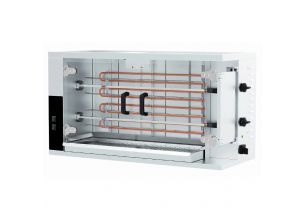 Rotisor profesional electric cu 2 tepuse, 8-10 pui