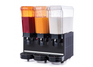 Aparat dozator special suc, ayran, salgam, iaurt, ceai rece, cafea rece capacitate 2 bazine 20 lt dispersie / 1 bazin 20 lt mixer