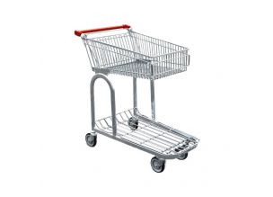 Carucior platforma 70 lt cu cos