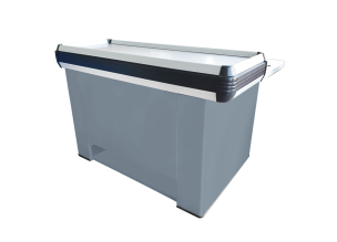 Masa tandem pentru casa de marcat 1,2 m rama din PVC dur