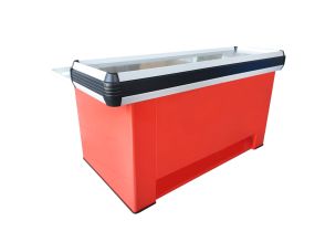 Masa tandem pentru casa de marcat 1,6 m rama din PVC dur