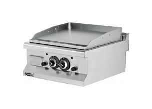 Grill electric profesional, inox, cu suprafata neteda cromata, 60*64*29 cm