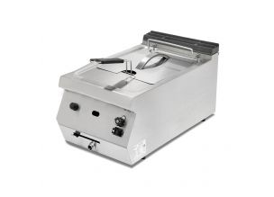 Friteuza gaz profesionala, inox, cu 1 cuva, 12 lt