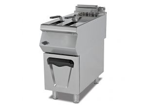 Friteuza gaz profesionala, inox, cu 1 cuva, 17 lt