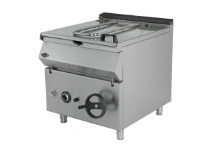 Tigaie basculanta pe gaz, inox, 50 lt, 80*73*85 cm
