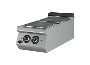 Masina de gatit electrica, inox, cu 2 plite PLUS, 40*90*30 cm