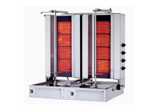 Aparat shaorma kebab electric KALITEGAZ cu 4+4 arzatoare