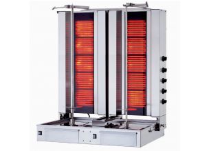 Aparat shaorma kebab electric KALITEGAZ cu 5+5 arzatoare